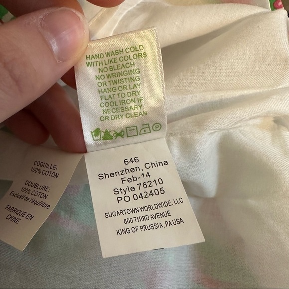 lilly pulitzer franco hotty forgot my truncks ric rac sleeveless summer dress - Picture 5 of 11